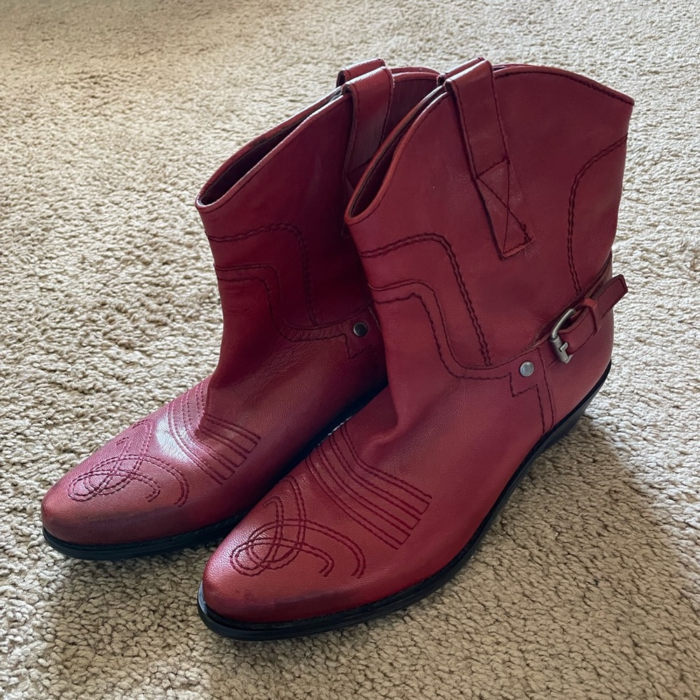 New Franco Sarto Cowboy Boots